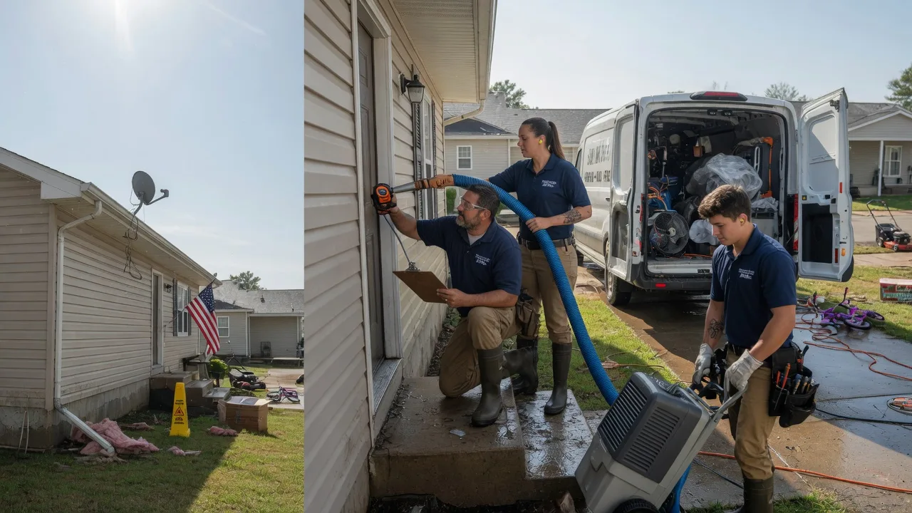 Ceiling Water Damage Restoration in Viola, KS near me